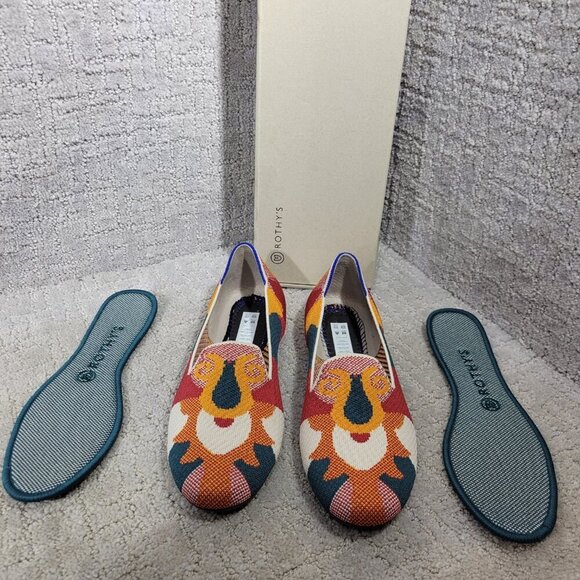 Rothy's The Loafer Moroccan Amber Round Toe Slip on Shoes Women's Multiple Sizes - Picture 11 of 13